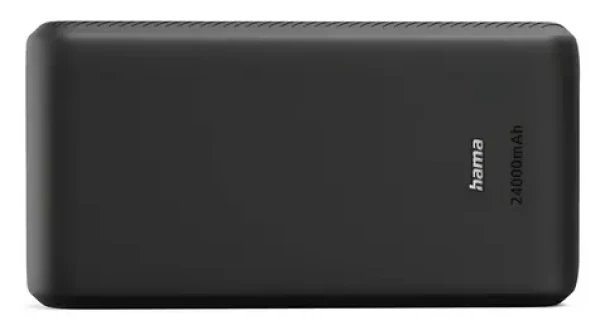 HAMA New Performance 24 antracitová / Powerbanka / 24000 mAh / 1x USB-C / 2x USB-A / 5V / 3A (002017780000)