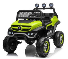 Mamido Detské elektrické autíčko Buggy Mercedes-Benz Unimog 4x4 zelená