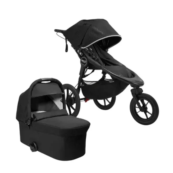BabyJogger SUMMIT X3 set 2v1 (kočík+korba) MIDNIGHT BLACK+ Prime BLACK (BJ2144039SET)