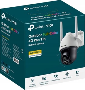 TP-Link Kamera VIGI C540-4G(4mm) 4MP 4G LTE Full-Color Pan/Tilt