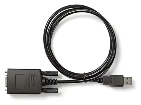 Nedis Redukcia USB-A - RS232 DB9 čierna / Redukcia / 0,9 m / poniklované kontakty (CCGW60852BK09)
