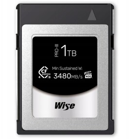 Wise Wise CFexpress 4.0 Type B PRO MK-III R:3700Mbs W:3600MBs