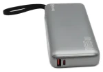 TERRA Powerbank 20000mAh strieborná / Powerbanka / 165W / 2x USB-C / rýchlonabíjanie