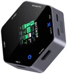 Blitzwolf BW-TH16 dokovacia stanica 8in1 sivá / LCD SMART Display / 2x USB-A / 3x USB-C / 1x HDMI / SD + TF (BW-TH16)