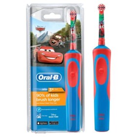 Oral-B Vitality 100 Kids Cars červená / elektrická zubná kefka / 1x hlavica / nabíjací stojan / od 3 rokov (Vitality 100 Kids Cars)