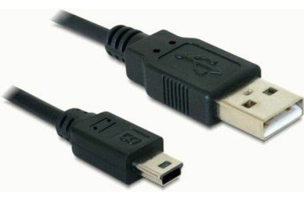 Delock kábel USB 2.0 A-samec lt;-gt; USB mini-B 5-pin samec / 1.5 m (82252)