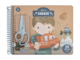 Little Dutch Kniha s vystrihovacími autami Jim