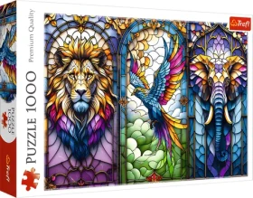 Trefl Puzzle Vitráž so zvieratami