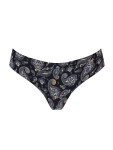 Dámske nohavičky Paisley Simple Brasil Black so vzorom - Julimex S