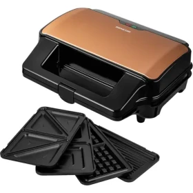 Sencor SSM 9976GD bronzová / Sendvičovač / 900 W (8590669314638)