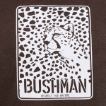 Bushman Dámske tričko Orania, tmavohnedé XXL