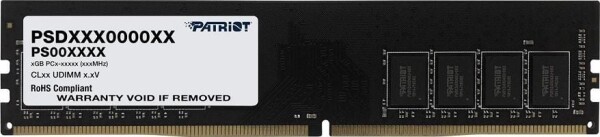 Patriot Signature, DDR4, 8 GB, 3200MHz, CL22 (PSD48G320081)