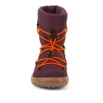 Dievčenské zimné barefoot topánky TEX TRACK WOOL Purple G3160251-4 - 37