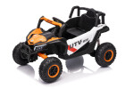 Mamido Mamido Elektrické autíčko Buggy Madman biele | UTV-MX 4x4 | EVA kolesá | 12V 10Ah | EKO koža