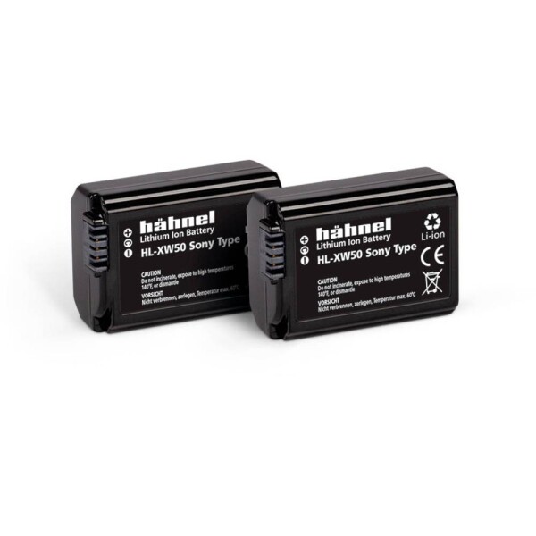 Hähnel Fototechnik HL-XW50, 2er akumulátor do kamery Náhrada za orig. akumulátor NP-FW50 7.2 V 1000 mAh; 10001604