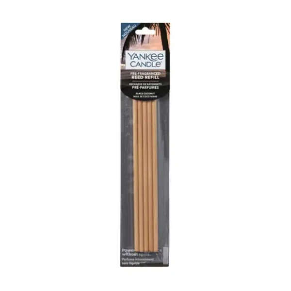 Yankee Candle Black Coconut Náhradné Vonné tyčinky Pre-Fragranced (1612797E)