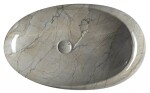 SAPHO - DALMA keramické umývadlo na dosku 68x44 cm, grigio 313