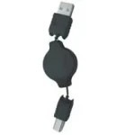 PremiumCord USB navíjací kábel 0,9m AB (8592220006983)