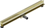 MEXEN - Flat Wall žľab k stene 2v1 100 cm zlatý 1530100