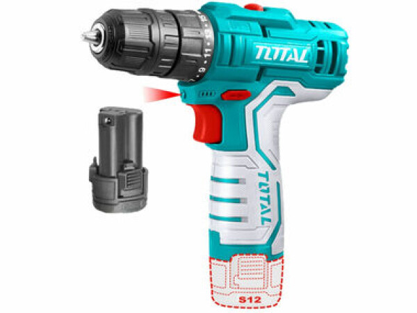 TOTAL-TOOLS TDLI12208 / Aku vŕtací skrutkovač / 12V / 1500 ot-min / 2x aku (TDLI12208)