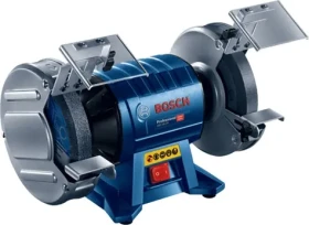 BOSCH GBG 60-20 / Stolová brúska dvojkotúčová / 600W / Priemer 200mm / 3600 ot-min / Zrnitosť 24 | 60 (060127A400)