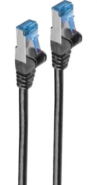 Shiverpeaks Cat 6A S/FTP čierna (BS75712-S) / Patch kábel / 2 m / 500 MHz / RJ-45 (BS75712-S)