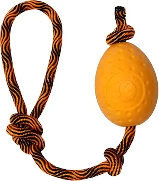 KIWI WALKER Vajíčko Maxi oranžová / Hračka pre psov / plávacie a hádzacie / TPR pena / 8,5 cm (TPR-237)