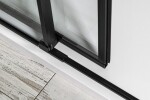 POLYSAN - ALTIS BLACK obdĺžniková sprchová zástena 1100x900 L/P varianta AL3912BAL6012B