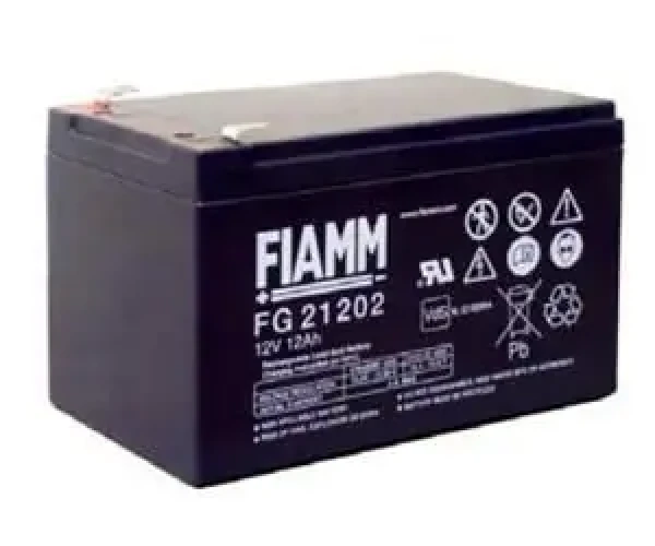 Fiamm FG21202 / Olovený akumulátor / 12V / 12Ah / AGM / životnosť 5 rokov (07957)