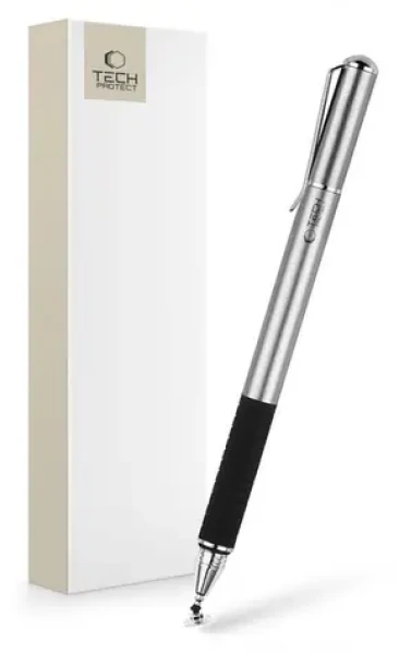 Tech-Protect Stylus strieborná / Dotykové pero / pasívne / univerzálne