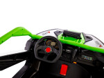 Mamido Mamido Elektrické autíčko Buggy Bumper 66 zelené | 24V | 4x200W | EVA | LED | 2,4 Ghz | ECO koža