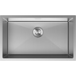 MEXEN - Trixo oceľový drez 1-bowl 750 x 440 mm, nerez 6415751000-01