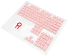 Redragon A130 PBT Doubleshot ružová / kryty kláves / 104 ks / US (A130 Pink)