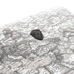 Veľký škrupinový kufor na kolieskach Heys Journey 3G L Black/White Map