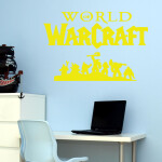Veselá Stena Samolepka World of Warcraft Farba: oranžová, Veľkosť: 100 x 66 cm