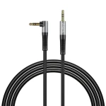 Orico AXW čierna / Audio kábel / Jack 3,5 mm - Jack 3,5 mm / lomený konektor / 5 m