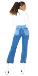 Trendy Patchwork Look Boyfriend Jeans denimblue