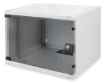 Digitus SOHO čierna / Nástenná skriňa / 4U / 19" / 241x540x400 mm / nezmontovaná (DN-38011)
