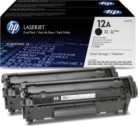 HP 12AD Black Originál (Q2612AD)