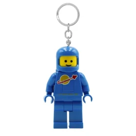 Lego Spaceman Kozmonaut svietiaci modrý / prívesok na kľúče (60LGL-KE10H)