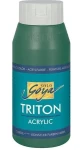 Kreul Triton SOLO GOYA tmavo zelená / Akrylová farba / 750 ml / vodou riediteľná (17013)