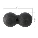 Dvojitá masážna lopta / Duo Ball HMS BLM02 8*16 cm NEPLATÍ