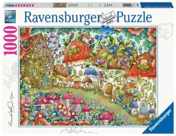 Ravensburger Roztomilé hubové domčeky /1000 dielikov/ od 14 rokov