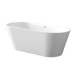 INVENA - Vaňa voľne stojaca 170 cm limnos so sifónom biela; AN-00-120-M