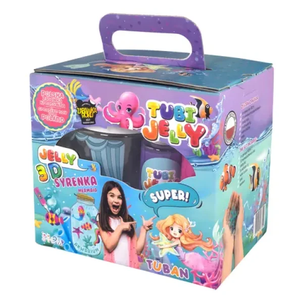 Tuban Tubi Jelly Kreatívny set s akváriom XL Morská panna