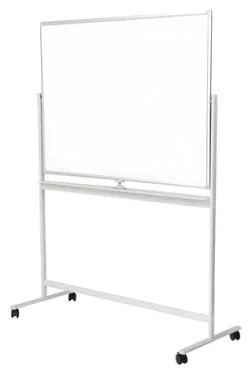LogiLink Mobilná magnetická tabuľa biela / Tabuľa / 120x170 cm / hliníkový rám / otočné kolieska (EO0064)