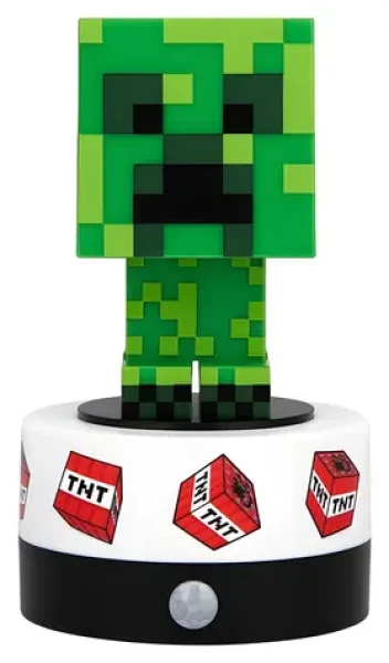 Paladone Creeper Minecraft / Nočné svetlo / zvukový efekt / senzor pohybu (PP14329MCFEPM)