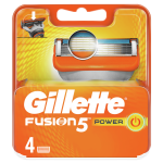 GILLETTE Fusion5 power náhradné holiace hlavice 4 ks