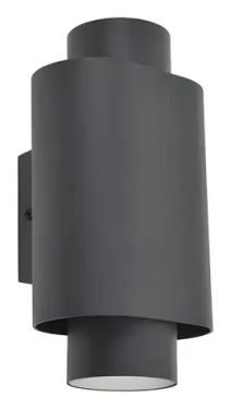 LUTEC CYPRES šedá / Nástenné svietidlo / UP/ Down / 2x GU10 (6604002118)