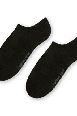 Dámske ponožky MERINO WOOL 130 černá 35-37
